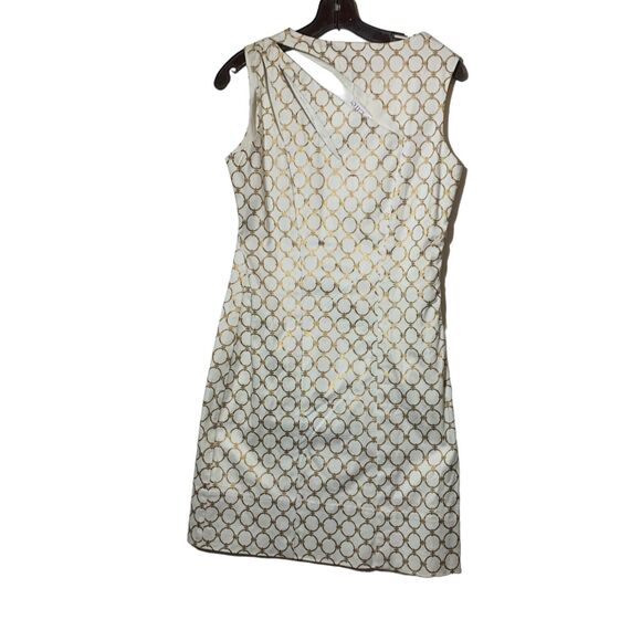 Gretchen Scott Designs Dress Short Golden Geometric Small NWT - Picture 3 of 7